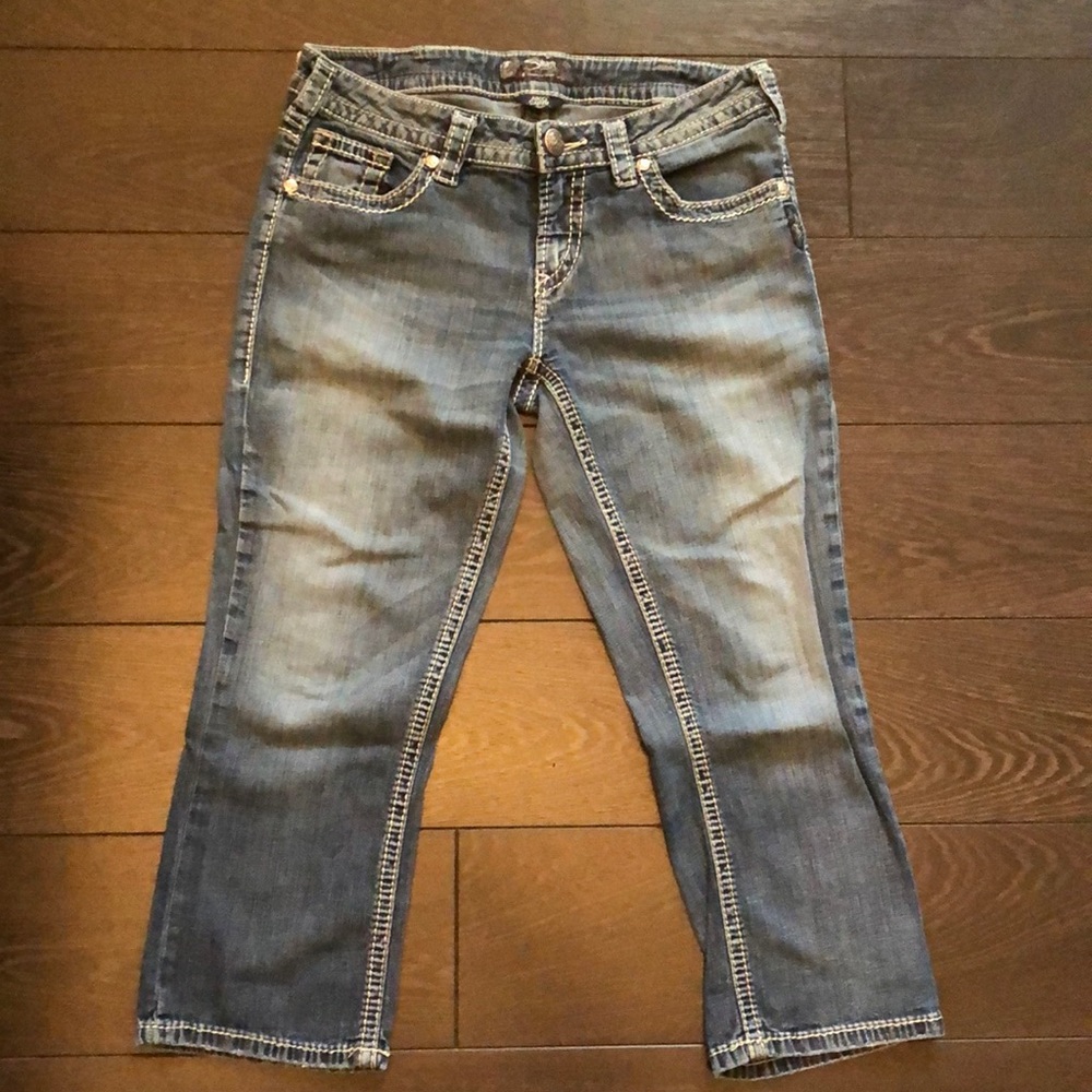 Silver Jean Aiko Capris